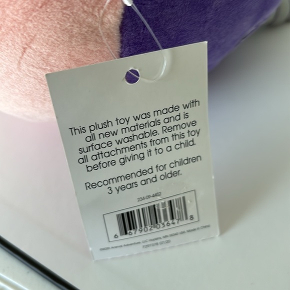 Animal Adventure Pink and Purple Narwhal whale unicorn plush 8" super soft - Picture 7 of 7